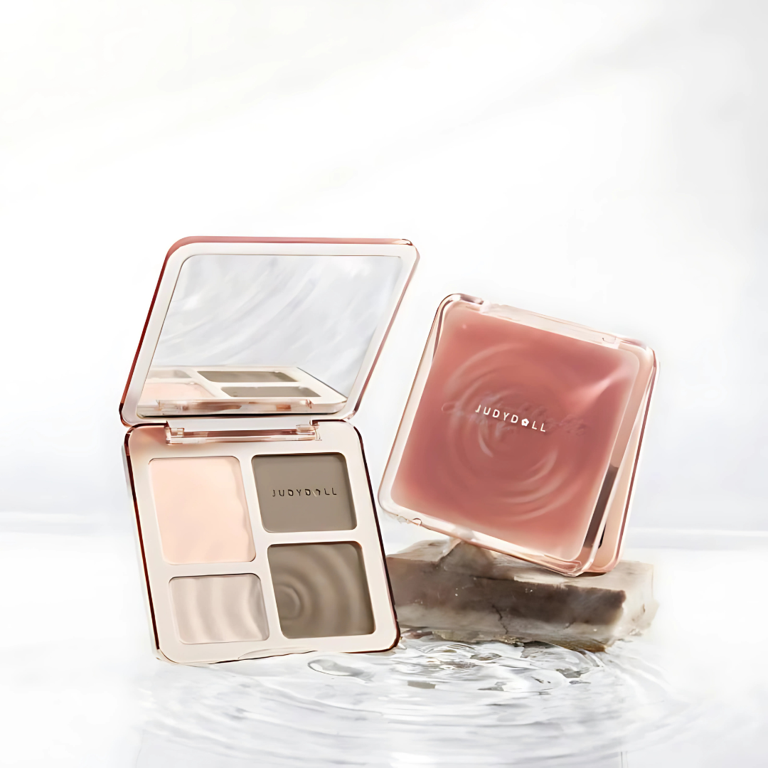 2 IN 1 Highlighter Contour Palette